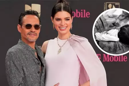 Marc Anthony anuncia nacimiento de su beb con Nadia Ferreira.