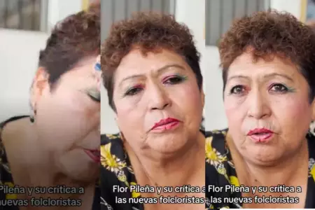 Flor Pilea critica a nuevas cantantes folclricas.