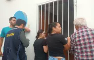 Nuevo Chimbote: Cae techo de aula del colegio Mara Mercedes y 5 nios resultan heridos