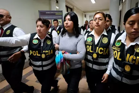 Betssy Chvez cumplir prisin preventiva en el penal de mujeres de Chorrillos