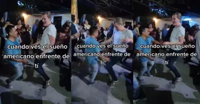 Joven saca los 'pasos prohibidos' frente a una chica estadounidense.