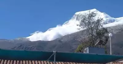 Nueva avalancha en el nevado del Huascarn