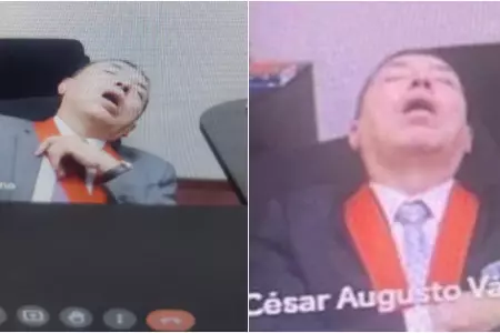 Juez peruano se queda dormido y ronca durante audiencia