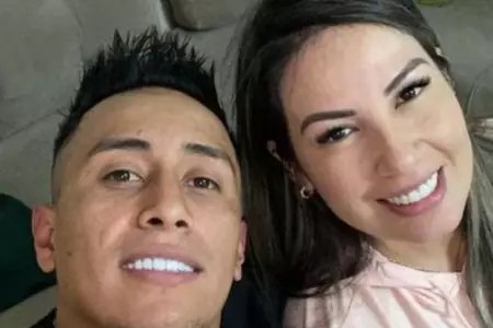 Christian Cueva celebra aniversario con Pamela Lpez.