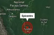 Ucayali: sismo de magnitud 5.8 remeci la ciudad de Pucallpa