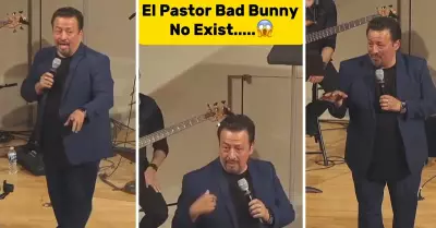 Pastor sorprende al cantar las alabanzas al ritmo de Bad Bunny.