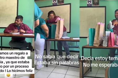 Profesor tena problemas econmicos y sus estudiantes lo ayudaron.