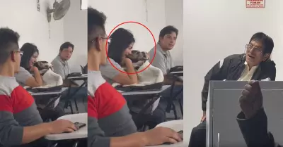 Estudiante llev a su mascota a sus clases universitarias.