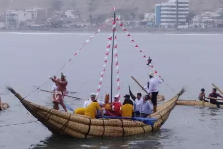 Actividades por fiesta de San Pedro en Huanchaco.