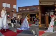 Joven sorprende al llegar a su ceremonia de graduación vestida de novia