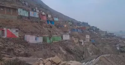 Vecinos del Cerro San Cristbal preocupados ante impacto de El Nio Global.