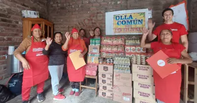 Alicorp entrega donaciones a olla comn de Huaycn.