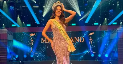 Luciana Fuster, ganadora del Miss Grand 2023.