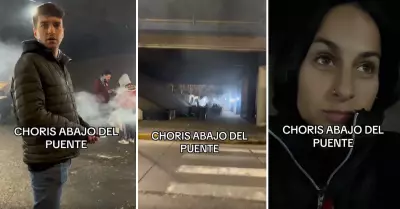 Mujer indignada porque su novio la llev a cenar debajo de puente.