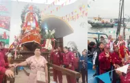 Chimbote: Imagen de San Pedrito realiza procesin terrestre y martima