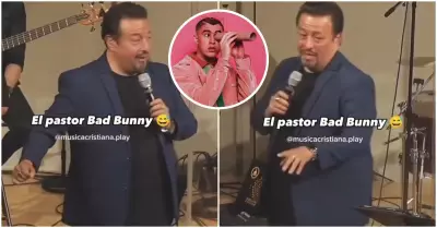 Pastor evanglico canta alabanza al ritmo de de Bad Bunny