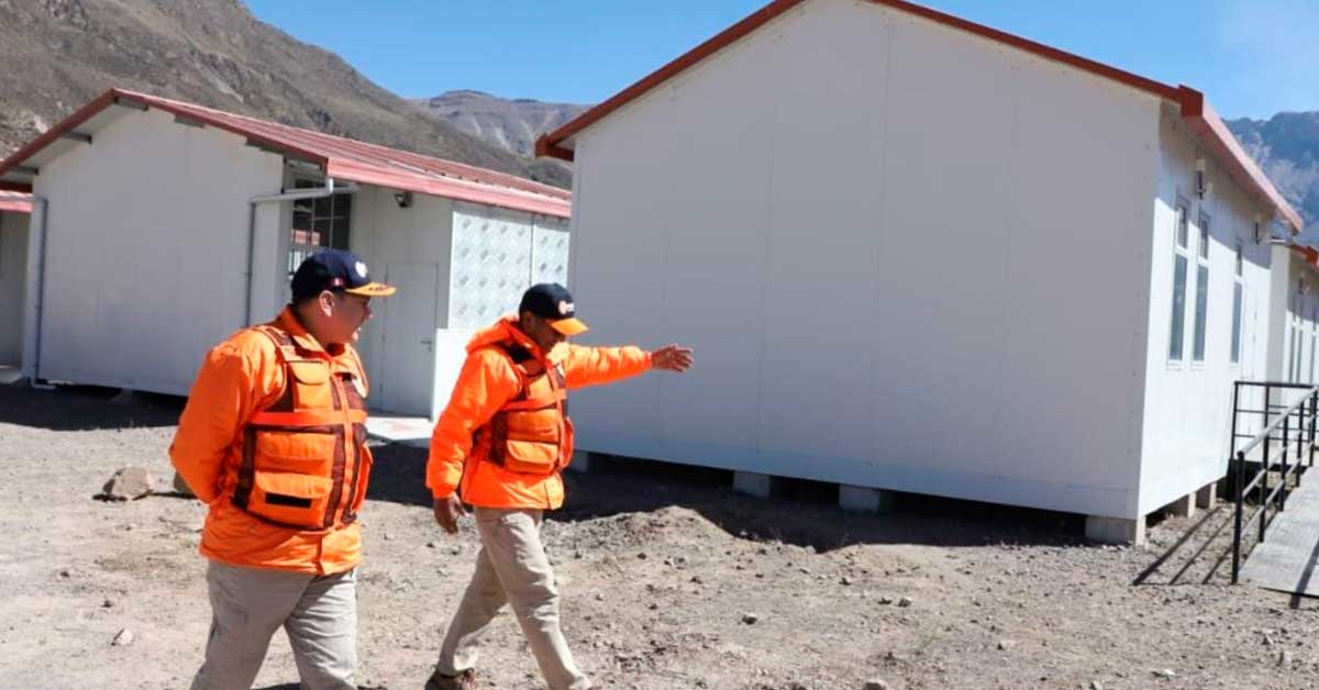 Defensa Civil analiza acciones de respuesta en volcn Ubinas.