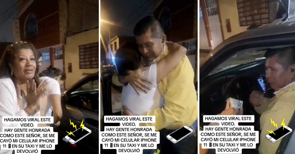 Un noble gesto": Taxista devuelve celular a pasajera y recibe una gran  sorpresa - Exitosa Noticias