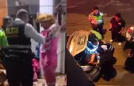 Comas: Inslito! Polica irrumpe en fiesta infantil por presunto hurto de celular y requisan hasta al payaso