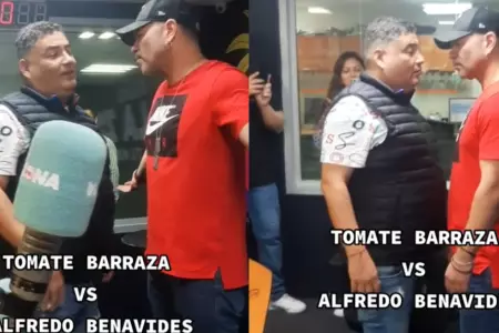 Tomate Barraza y Alfredo Benavides casi pelean