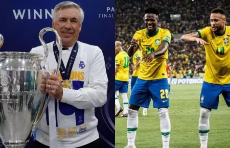 Carlo Ancelotti será nuevo entrenador de Brasil.