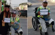 "Este logro tambin es tuyo": Joven entrega ttulo universitario a su padre