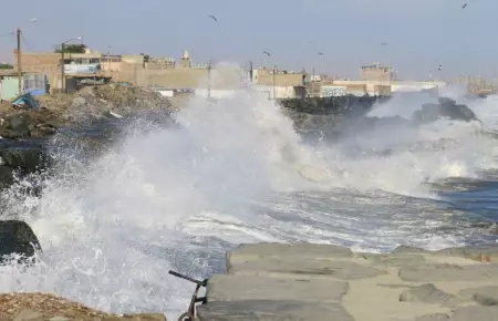 Advierten oleajes an�malos hasta el 12 de marzo.