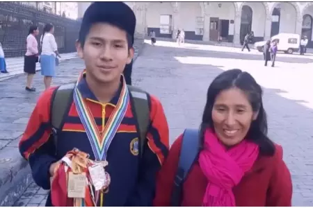 Joven ajedrecista de Arequipa sale adelante pese a carencias
