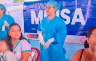 Iquitos: Ministro de Salud lanz campaa de vacunacin contra la polio y zarampin
