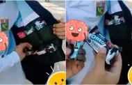 Joven escolar sorprende vendiendo golosinas de manera ingeniosa en su colegio