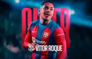La joya brasilea! Barcelona confirma el fichaje de Vitor Roque hasta 2031