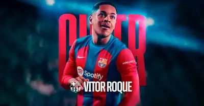Vitor Roque, nuevo jugador del Barcelona.