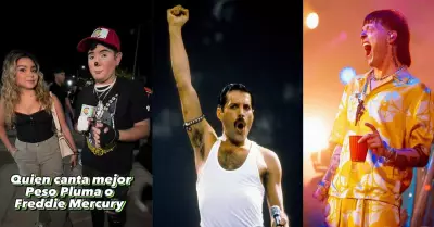 Jvenes afirman que Peso Pluma canta mejor que Freddie Mercury.