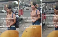 Increble! Peruana canta de forma particular mientras espera en su paradero