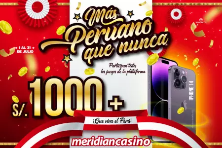 Promoción de Meridian Casino "MÁS PERUANO QUE NUNCA"