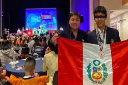 Estudiante de COAR Cajamarca gan medalla de bronce.