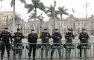 Tercera 'Toma de Lima': Palacio de Gobierno y Plaza de Armas lucen cerradas y resguardadas por PNP
