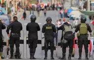 Tercera 'Toma de Lima': Polica recibe armamento no letal para resguardo de la poblacin en Tacna