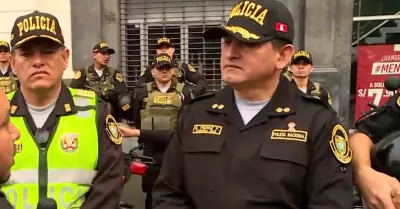 PNP detiene a manifestante en Tercera Toma de Lima