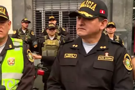 PNP detiene a manifestante en Tercera Toma de Lima