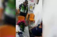 Chiclayo: Mujer fue detenida en estado de ebriedad al interior de una cantina con sus dos menores hijos