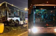 Metropolitano: Despiste y choque de autobús deja 8 heridos en Independencia