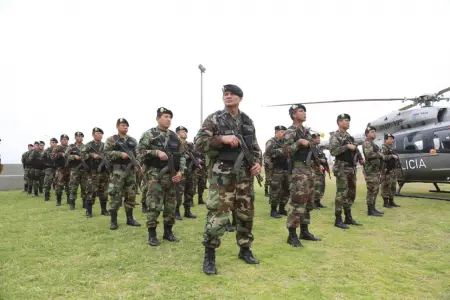 Reclaman a general PNP por retirar a efectivos de guilas Negra de El Porvenir
