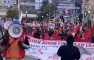 Huancayo: Cientos de personas asistieron a marcha pacfica convocada por la CUL