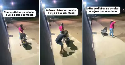 Mujer vctima de una broma del 'robo' de su beb.