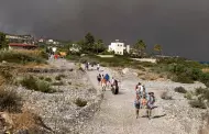 Grecia: Se realiz la mayor operacin de evacuacin tras incendio forestal en la Isla de Rodas