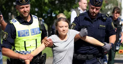 Activista sueca Greta Thunberg, condenada a una multa por desobedecer a la polic
