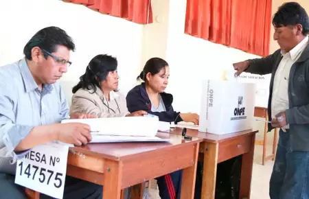 Miembros de mesa ya pueden cobrar los S/ 120 por su labor en las EMC.