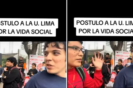 Joven afirma que postula a la U. de Lima por la "vida social".