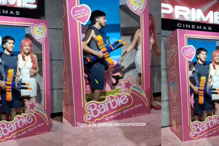 Joven se viste de Max Steel para ver 'Barbie' con su novia.